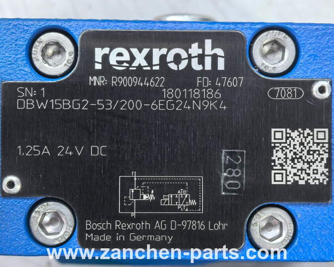 Rexroth R900944622 Pressure Relief Valve DBW15BG2-53/200-6EG24N9K4